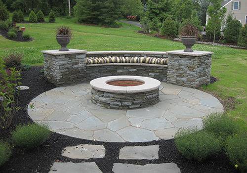 Fire pit installation Idea